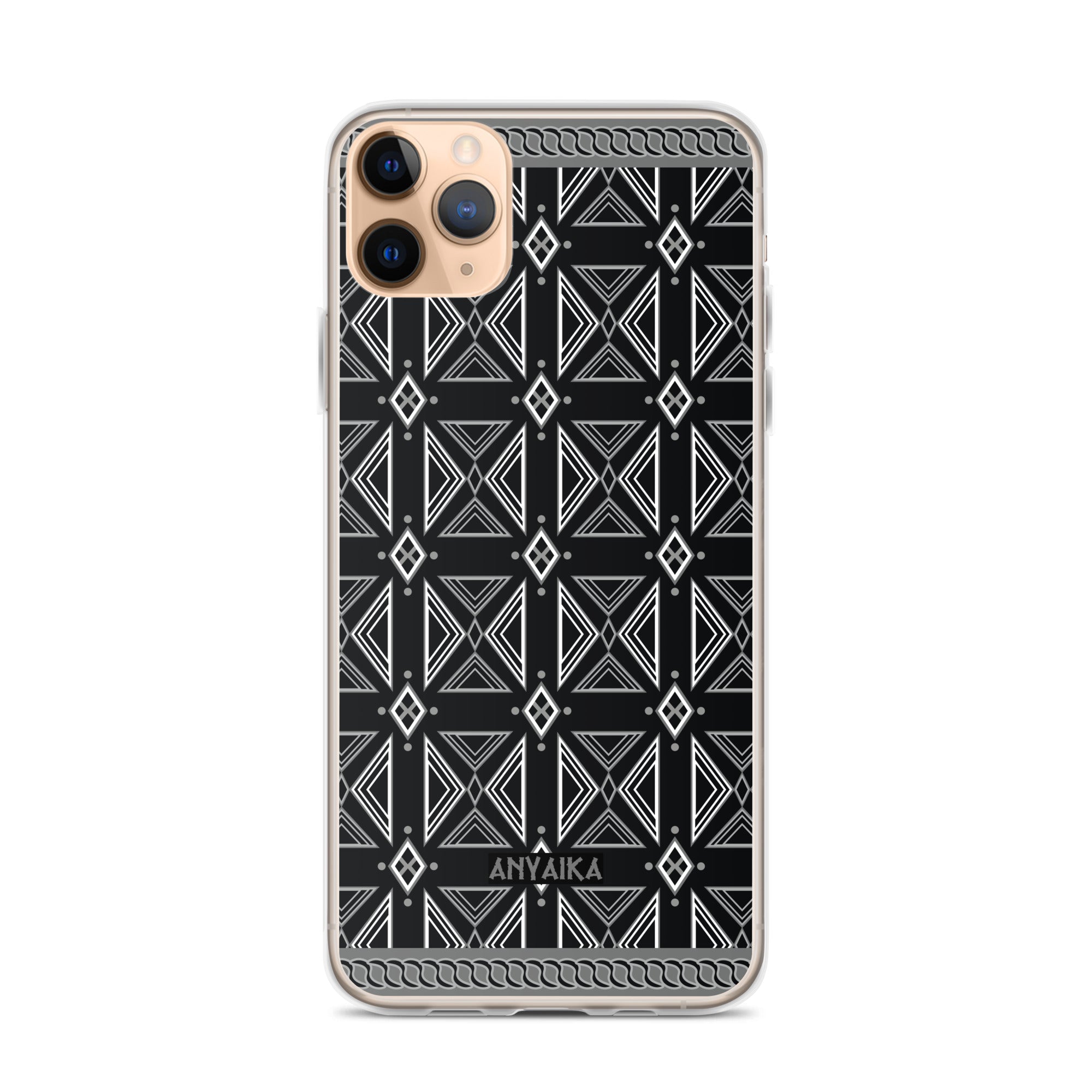 Mosaic of Makossa Gray Clear Case for iPhone®