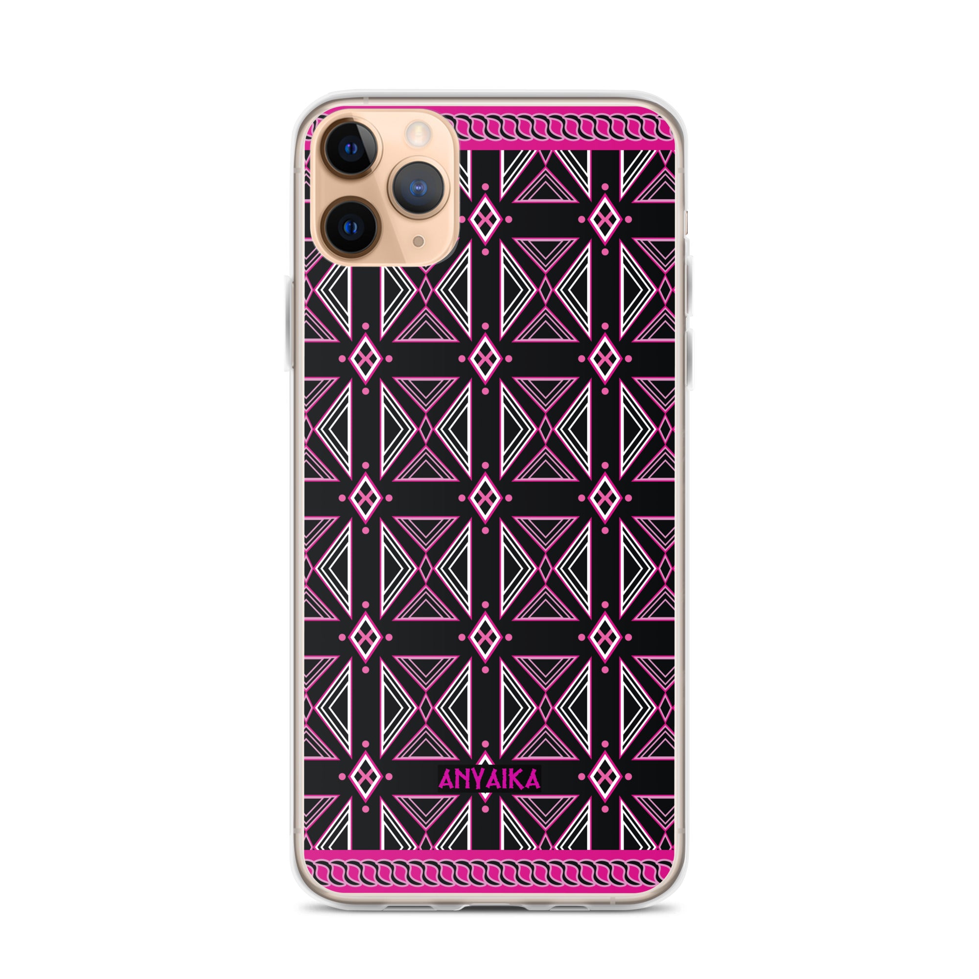 Mosaic of Makossa Pink Clear Case for iPhone®