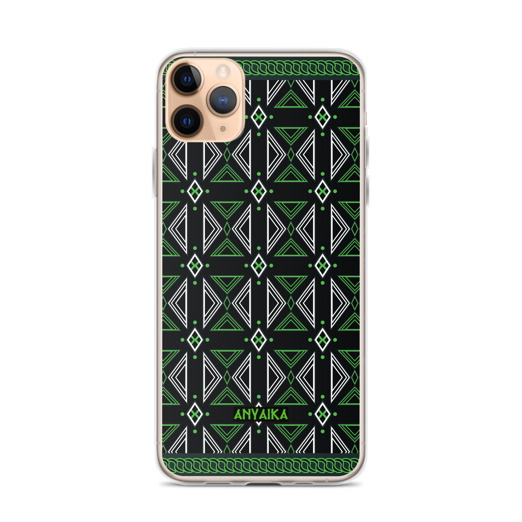 Mosaic of Makossa Kelly Green Clear Case for iPhone®