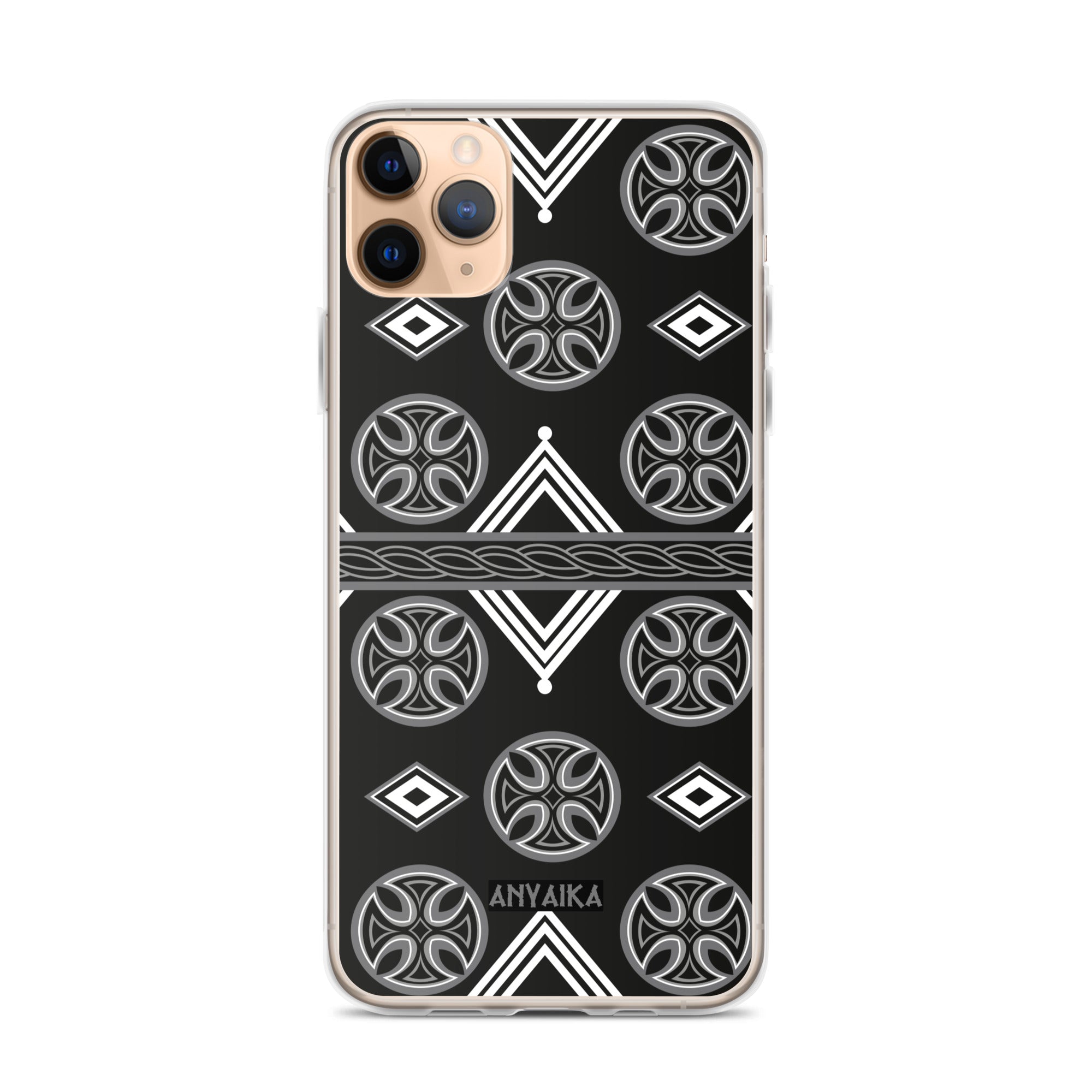 Royal Regalia Gray Clear Case for iPhone®