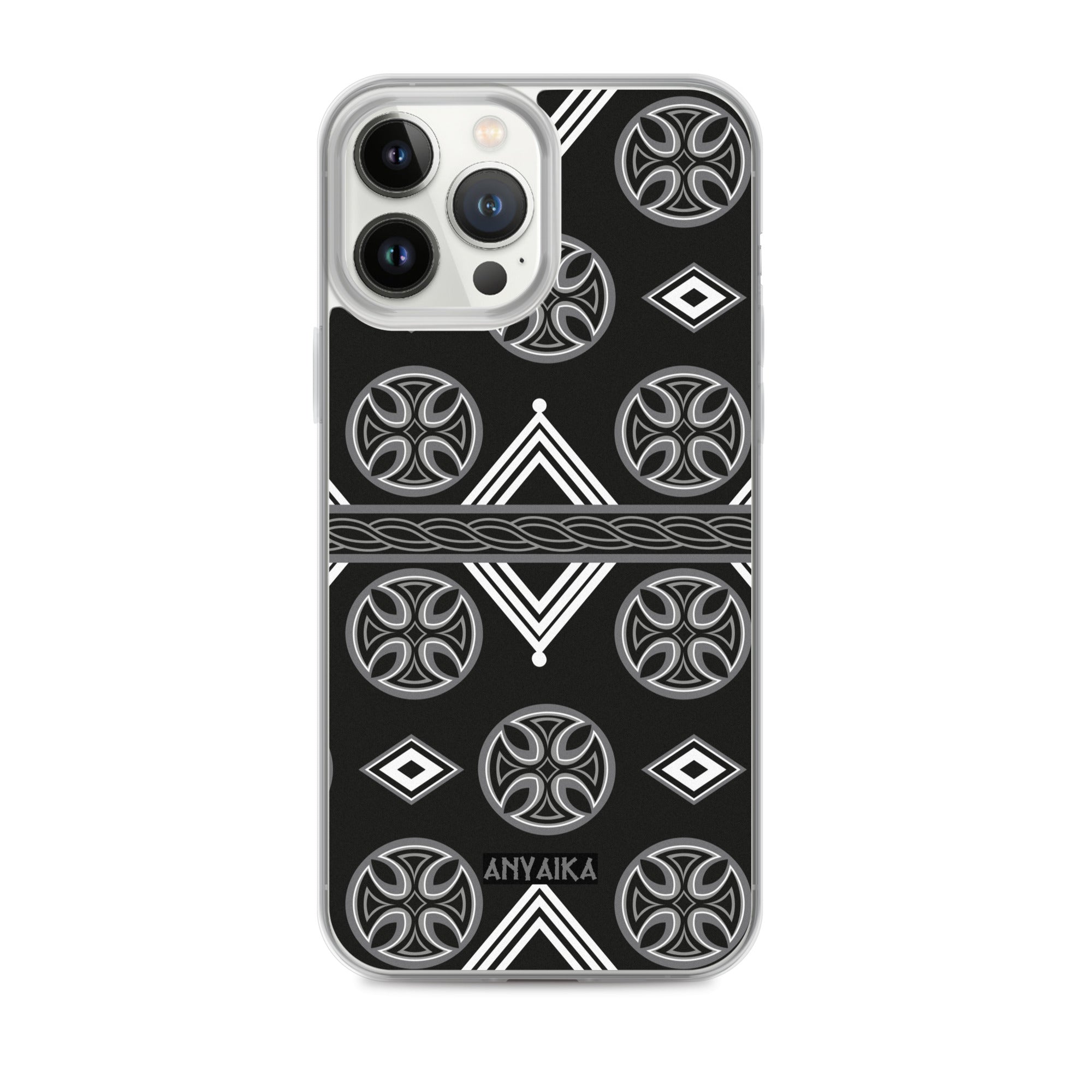 Royal Regalia Gray Clear Case for iPhone®