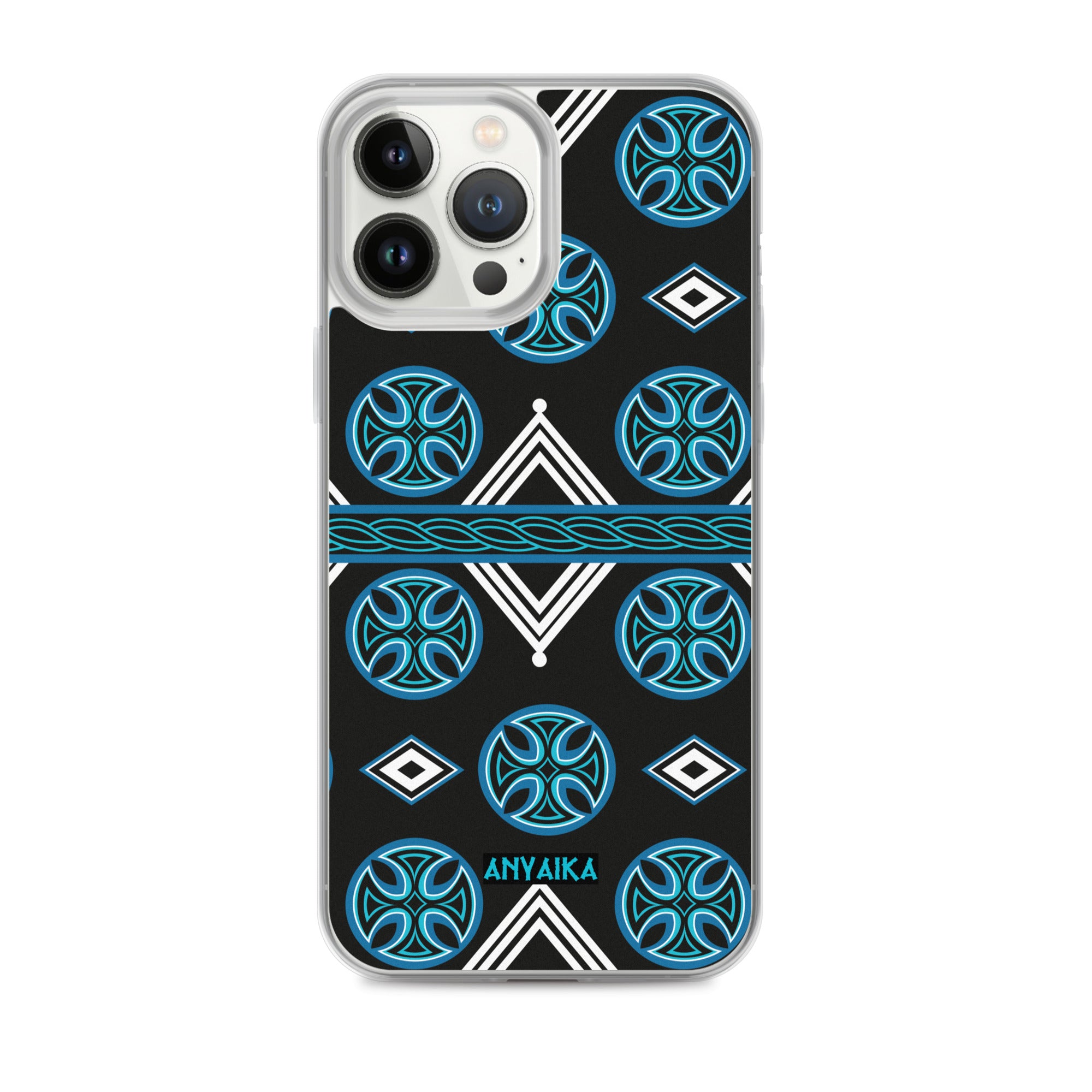 Royal Regalia Cerulean Blue Clear Case for iPhone®