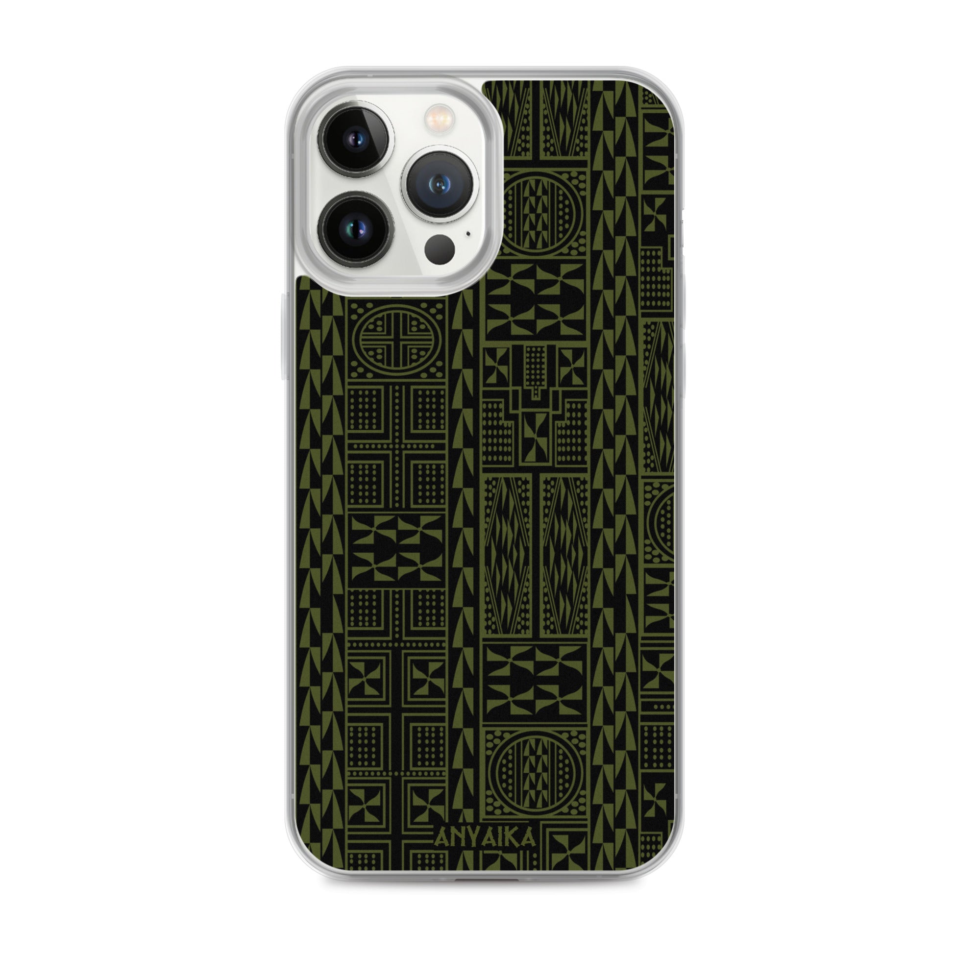 Black Mamba Army Green Clear Case for iPhone®