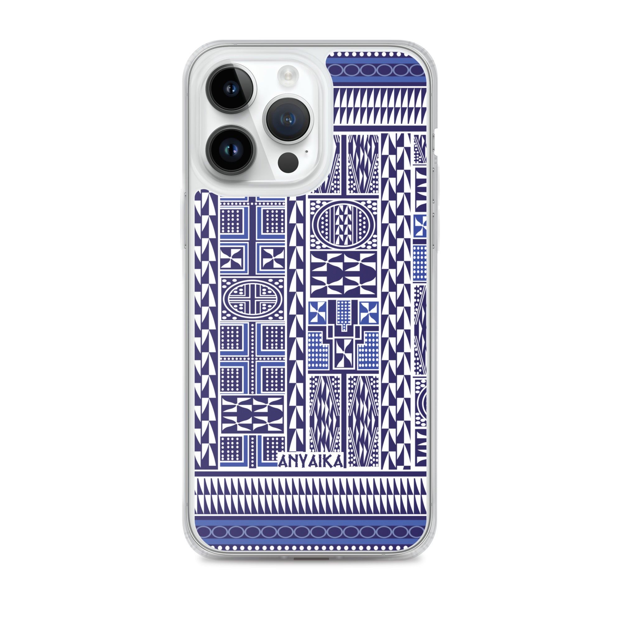 Tribal Tapestry Blue Mix Clear Case for iPhone®