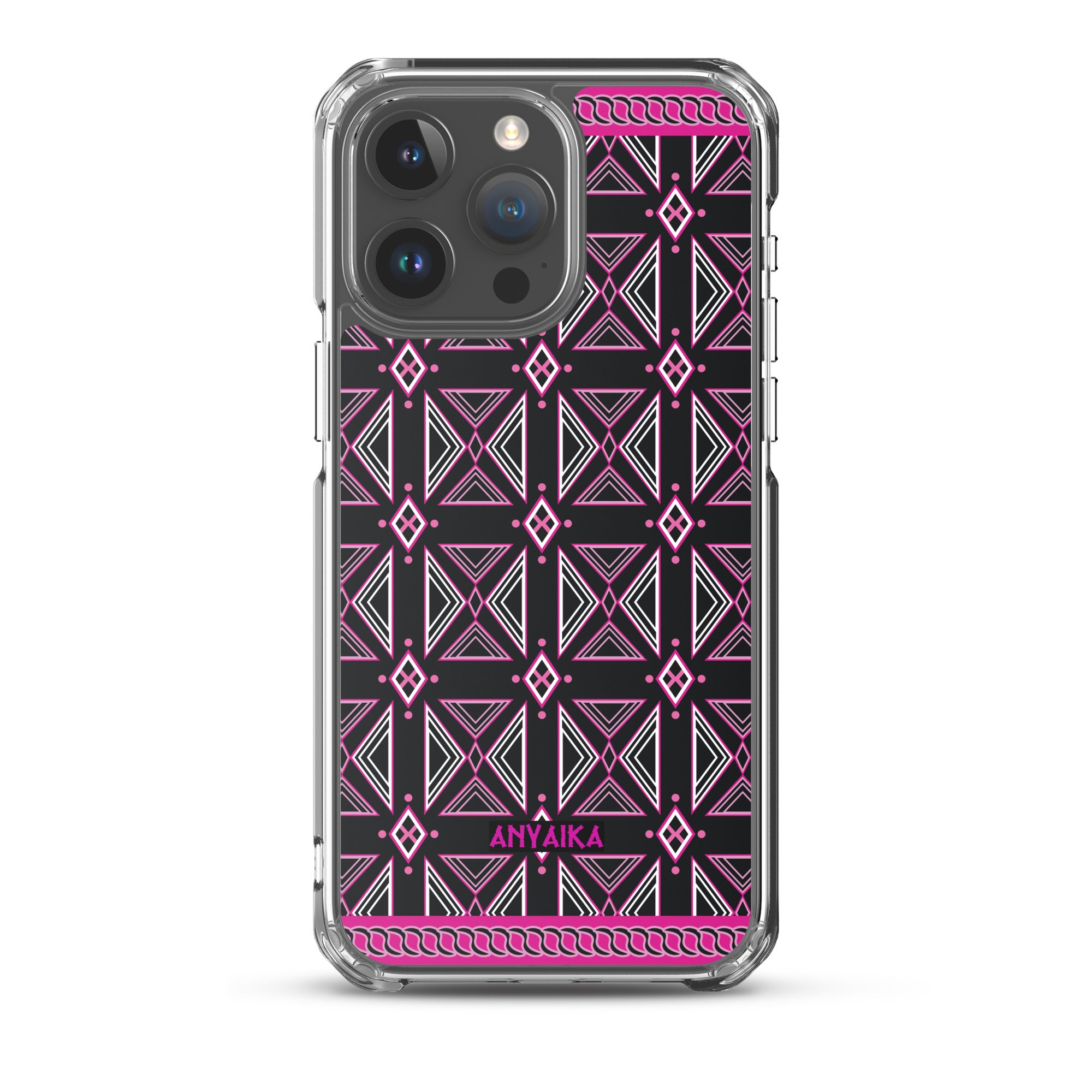 Mosaic of Makossa Pink Clear Case for iPhone®