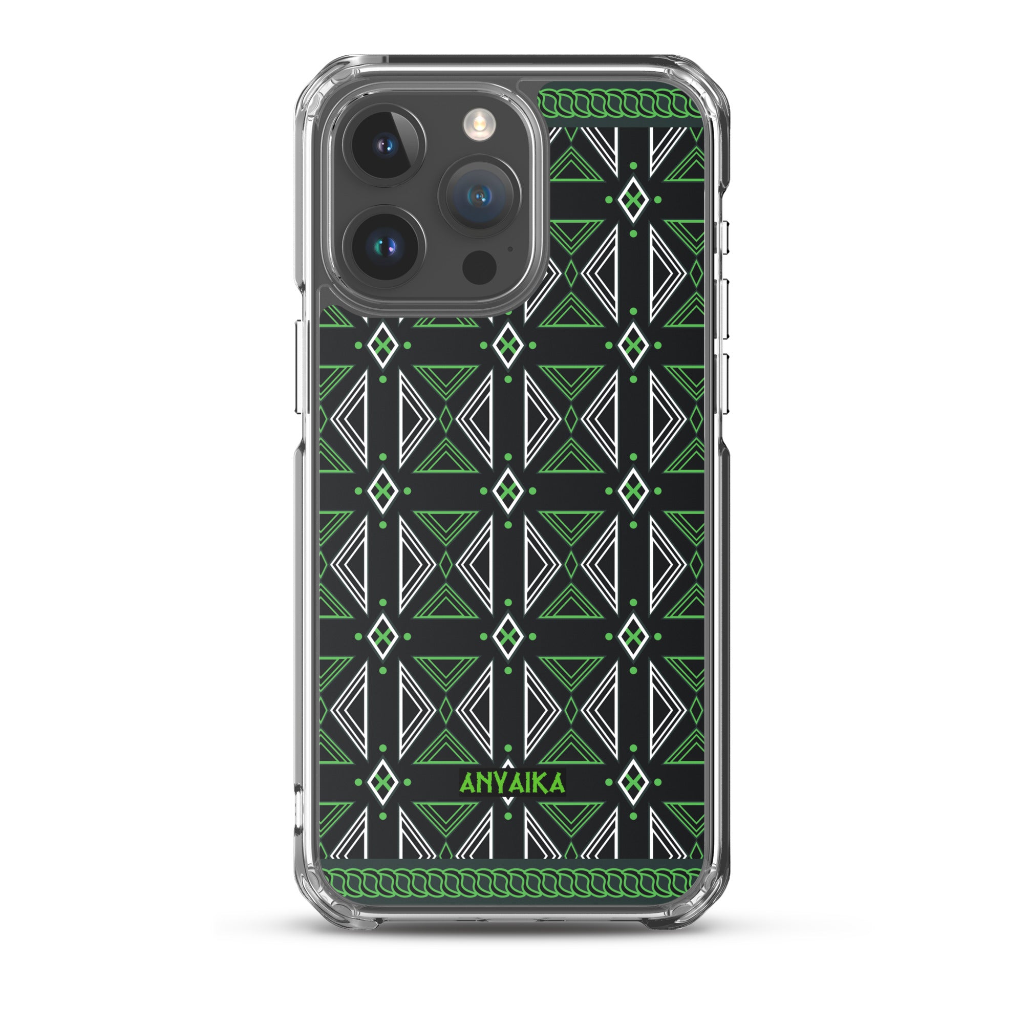 Mosaic of Makossa Kelly Green Clear Case for iPhone®