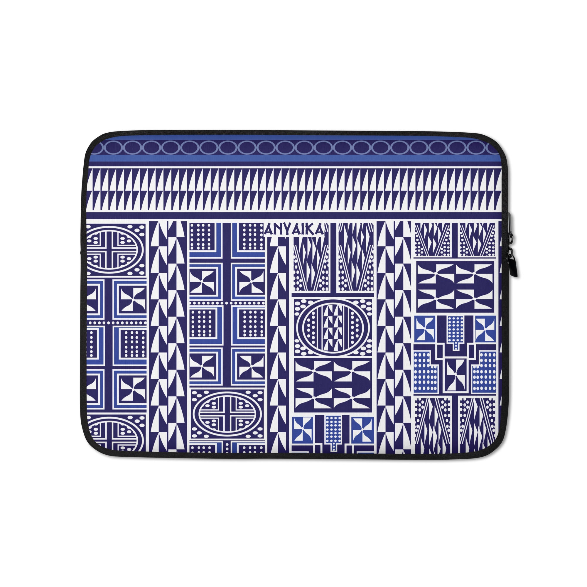 Tribal Tapestry Blue Mix Laptop Sleeve