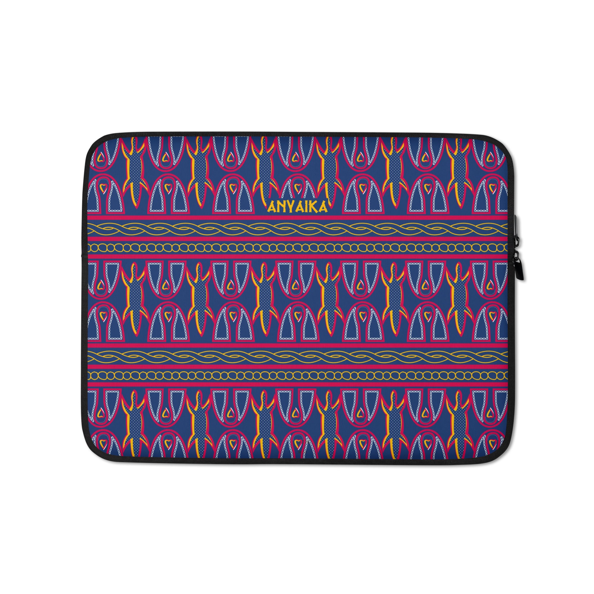 Toghu Crested Charms Blue Laptop Sleeve