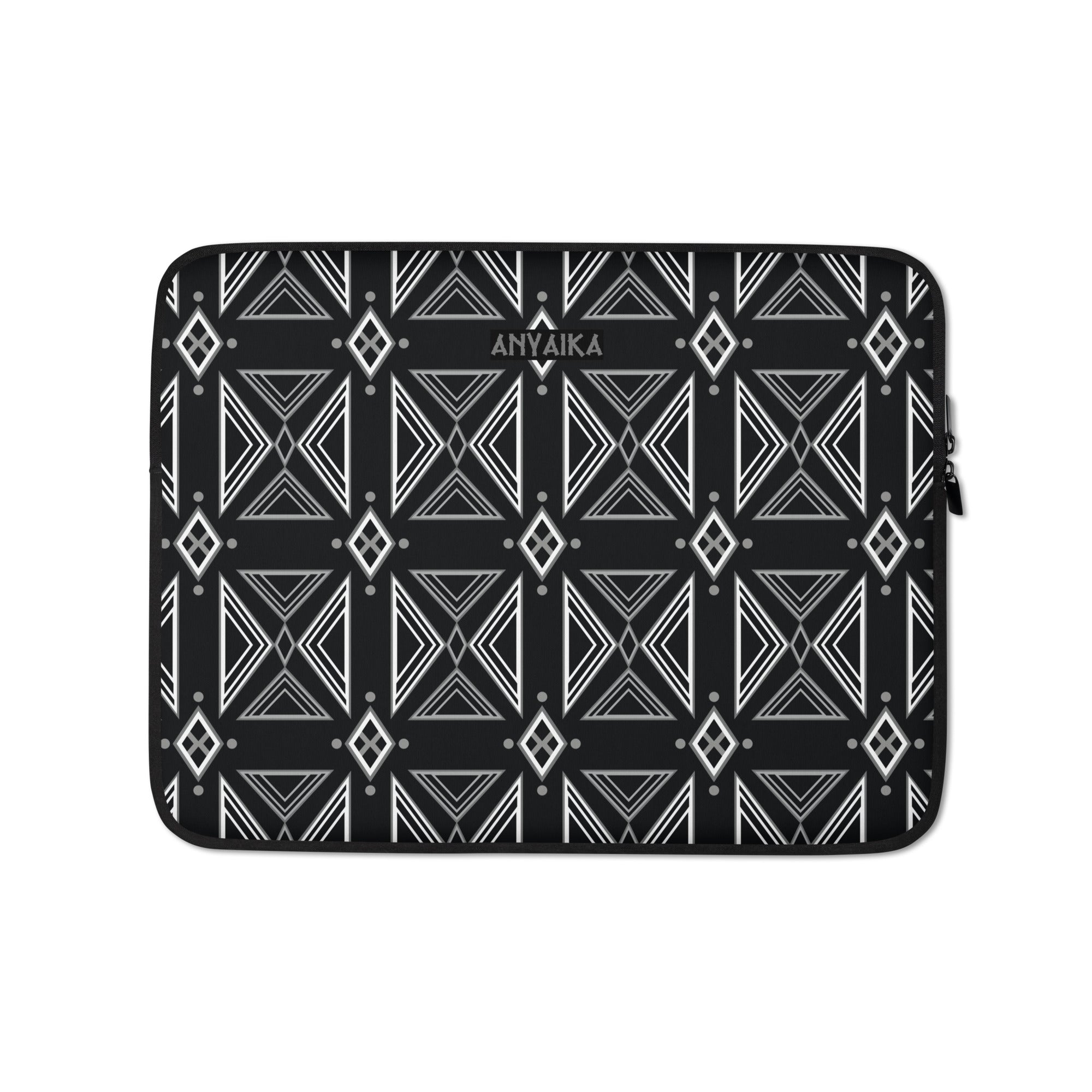 Mosaic of Makossa Gray Laptop Sleeve