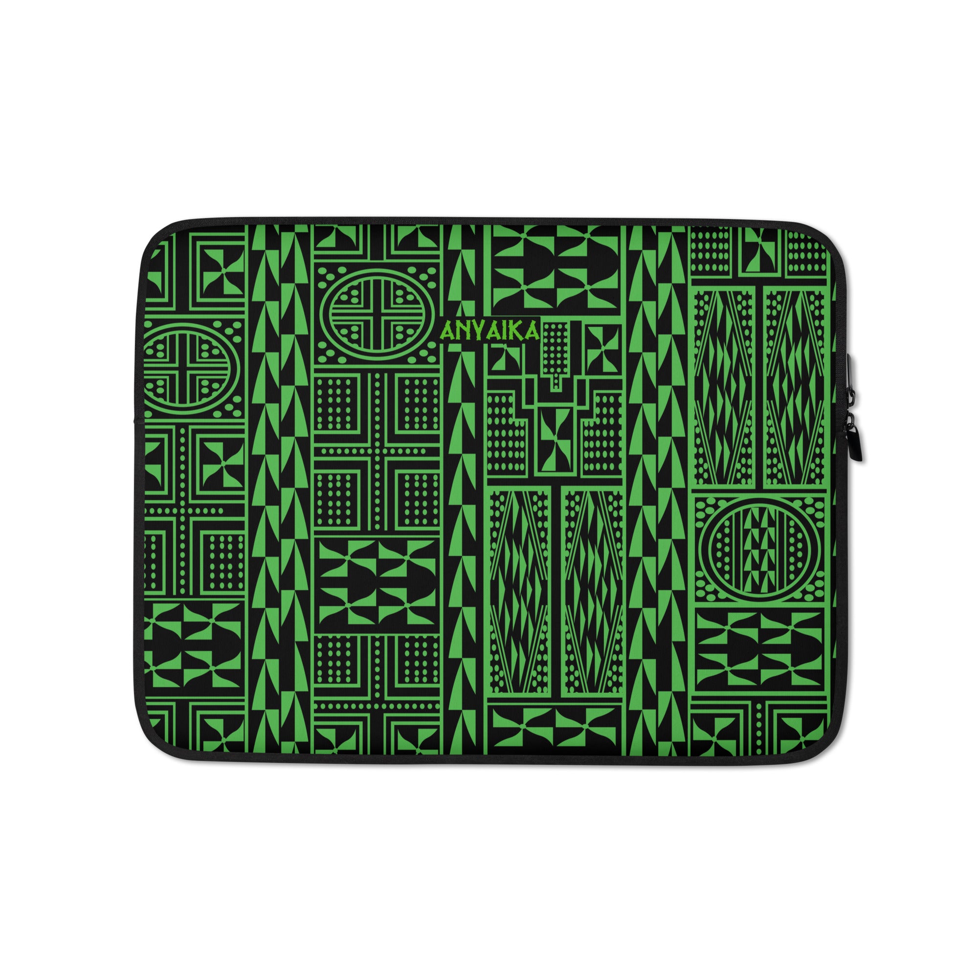 Black Mamba Kelly Green Laptop Sleeve