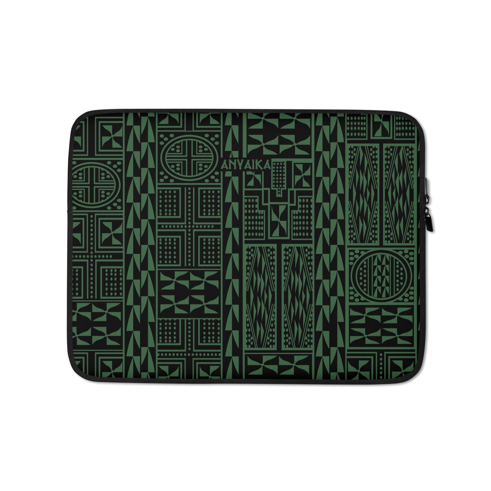 Black Mamba Hunter Green Laptop Sleeve