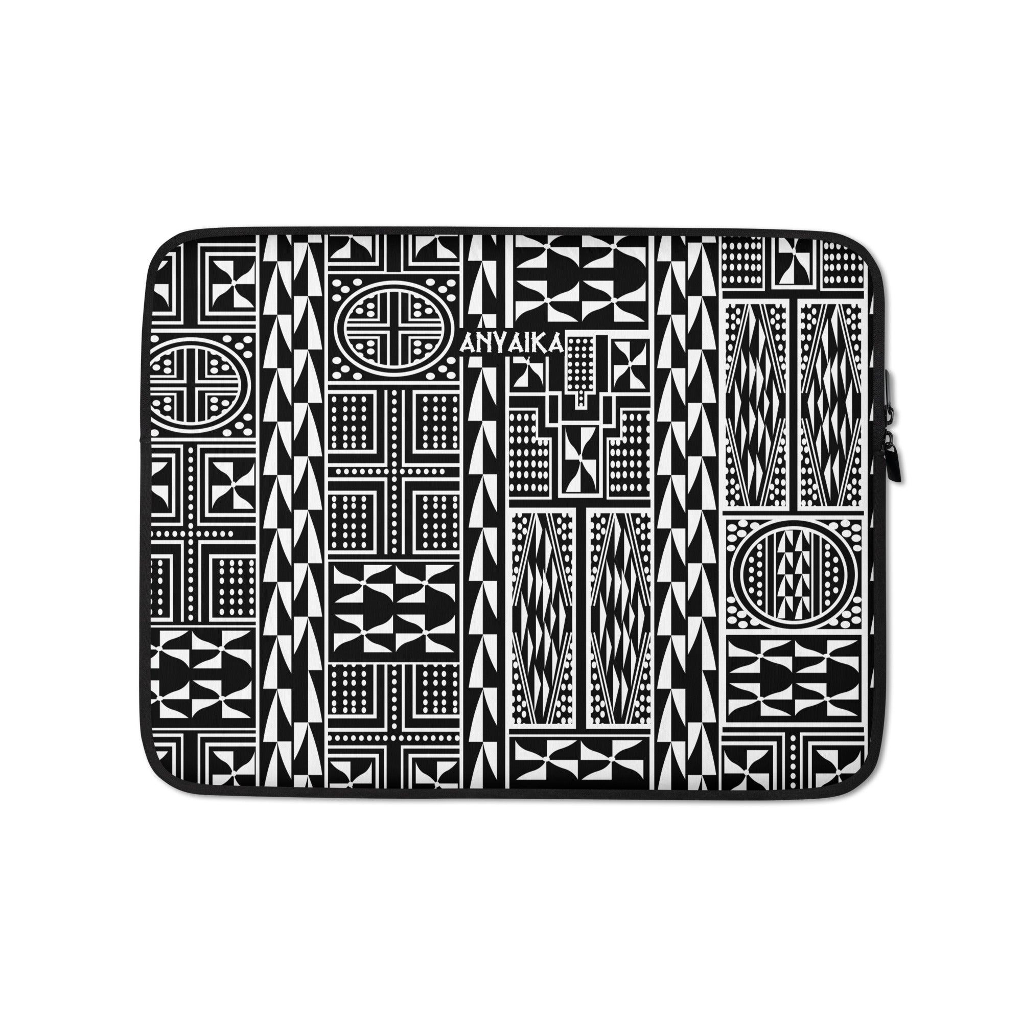 Black Mamba White Laptop Sleeve