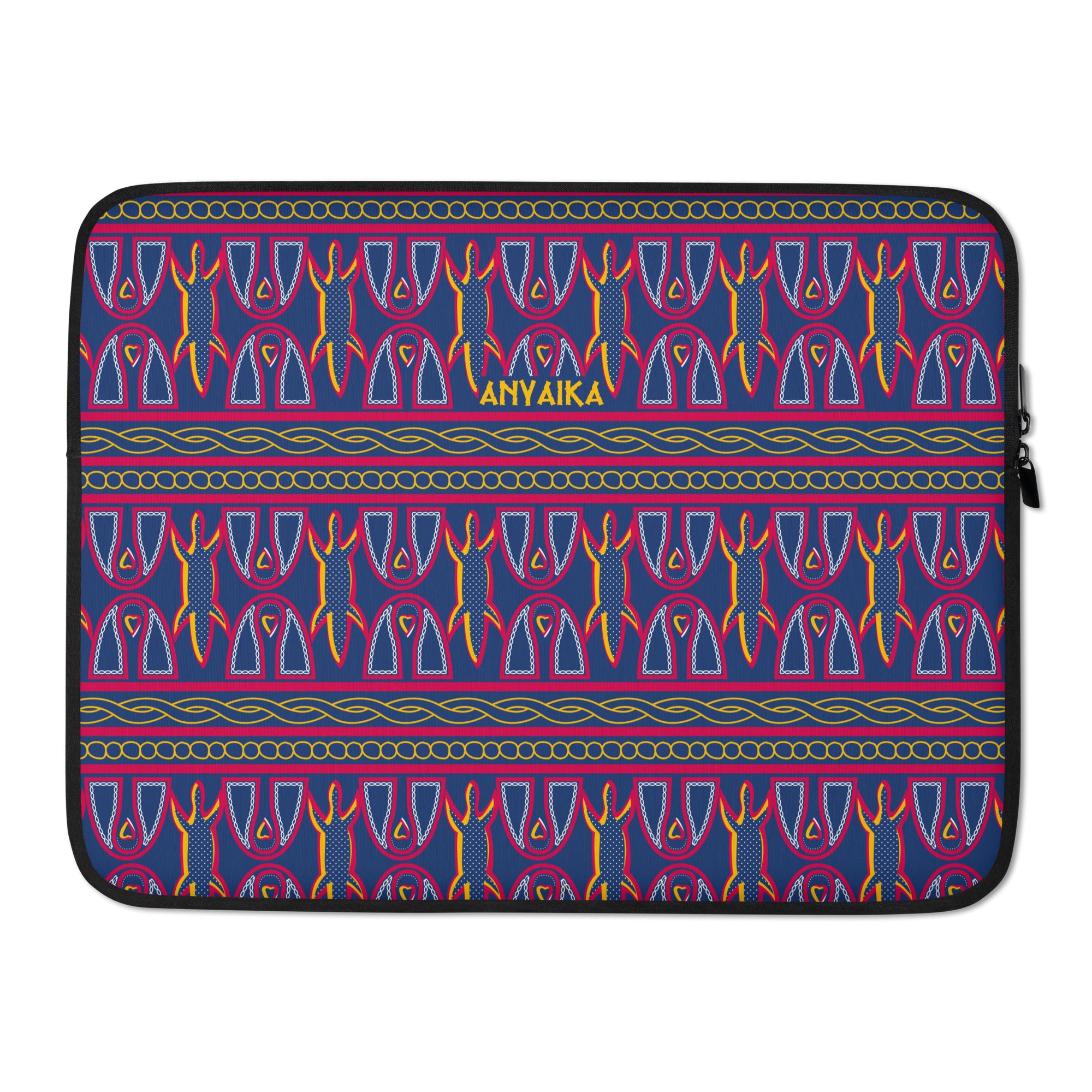 Toghu Crested Charms Blue Laptop Sleeve