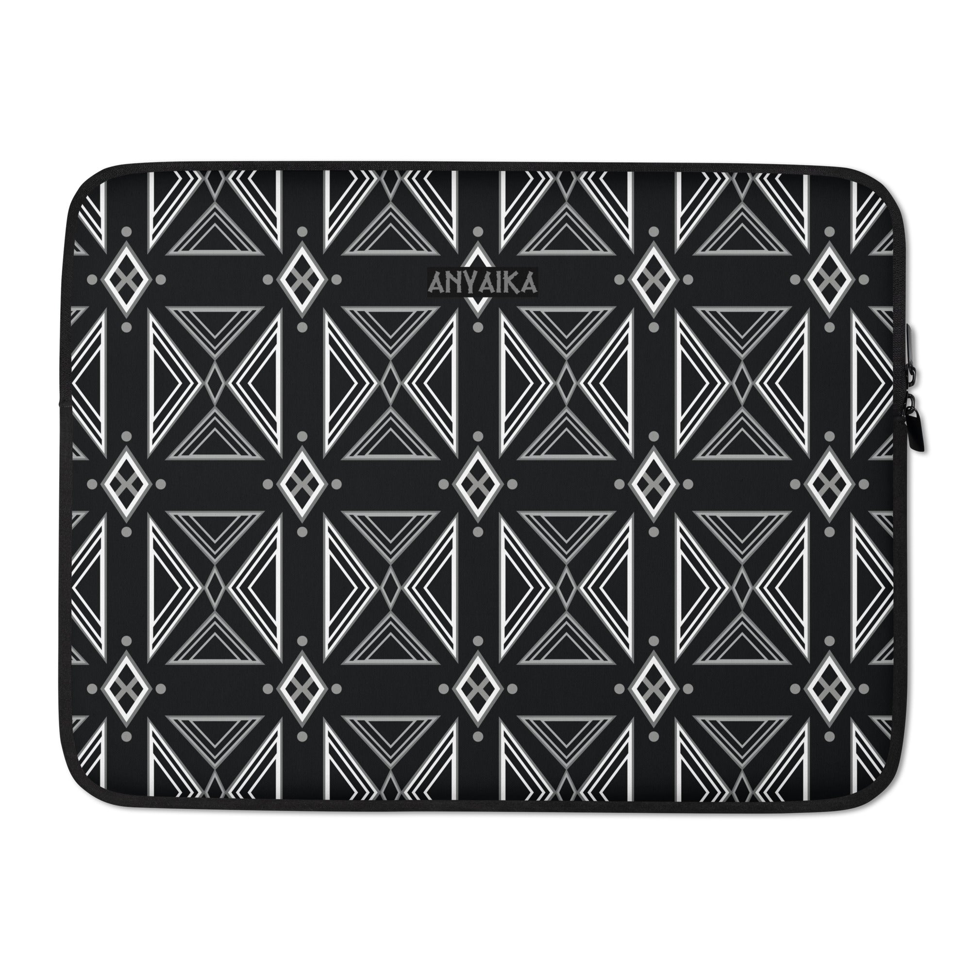 Mosaic of Makossa Gray Laptop Sleeve