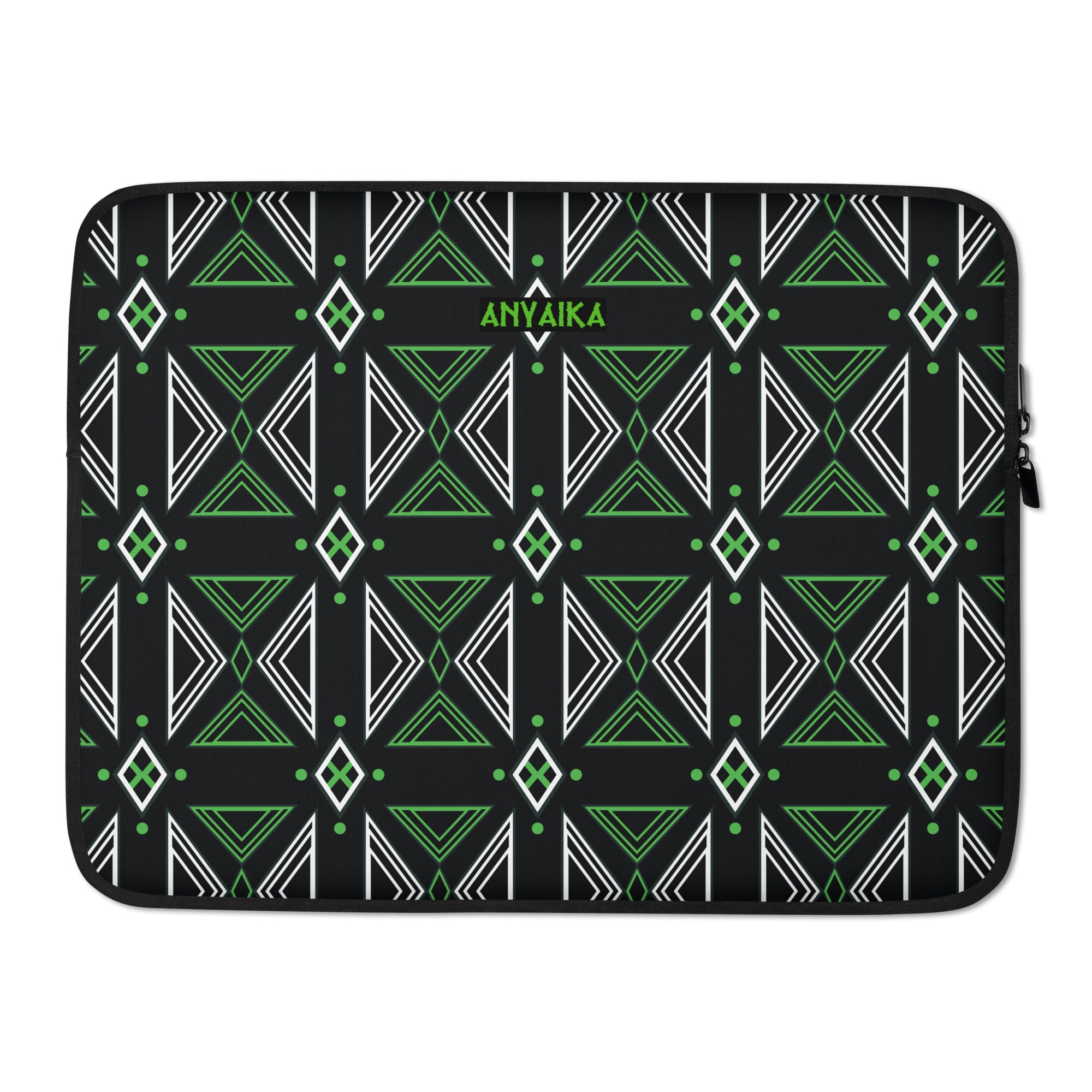 Mosaic of Makossa Kelly Green Laptop Sleeve