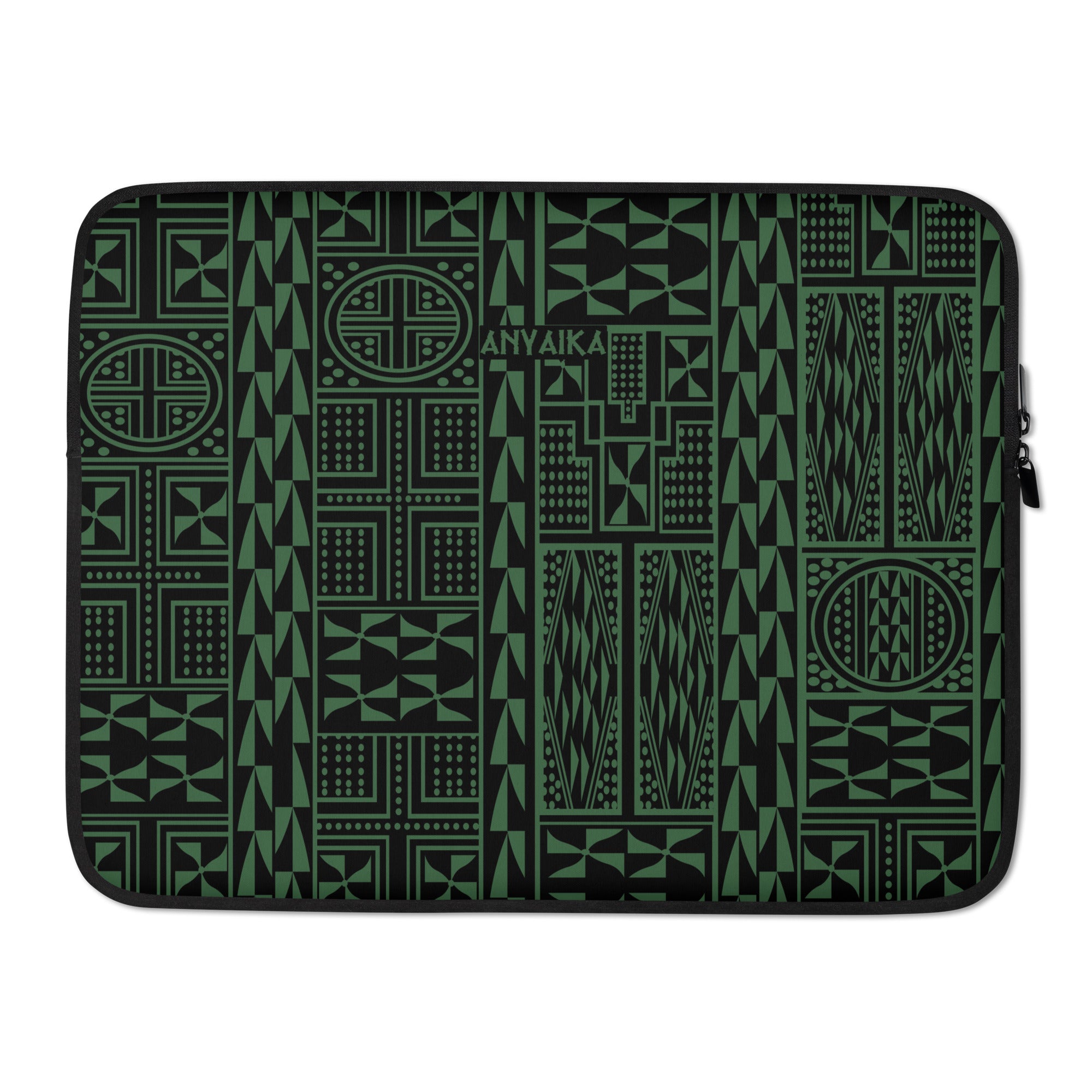 Black Mamba Hunter Green Laptop Sleeve