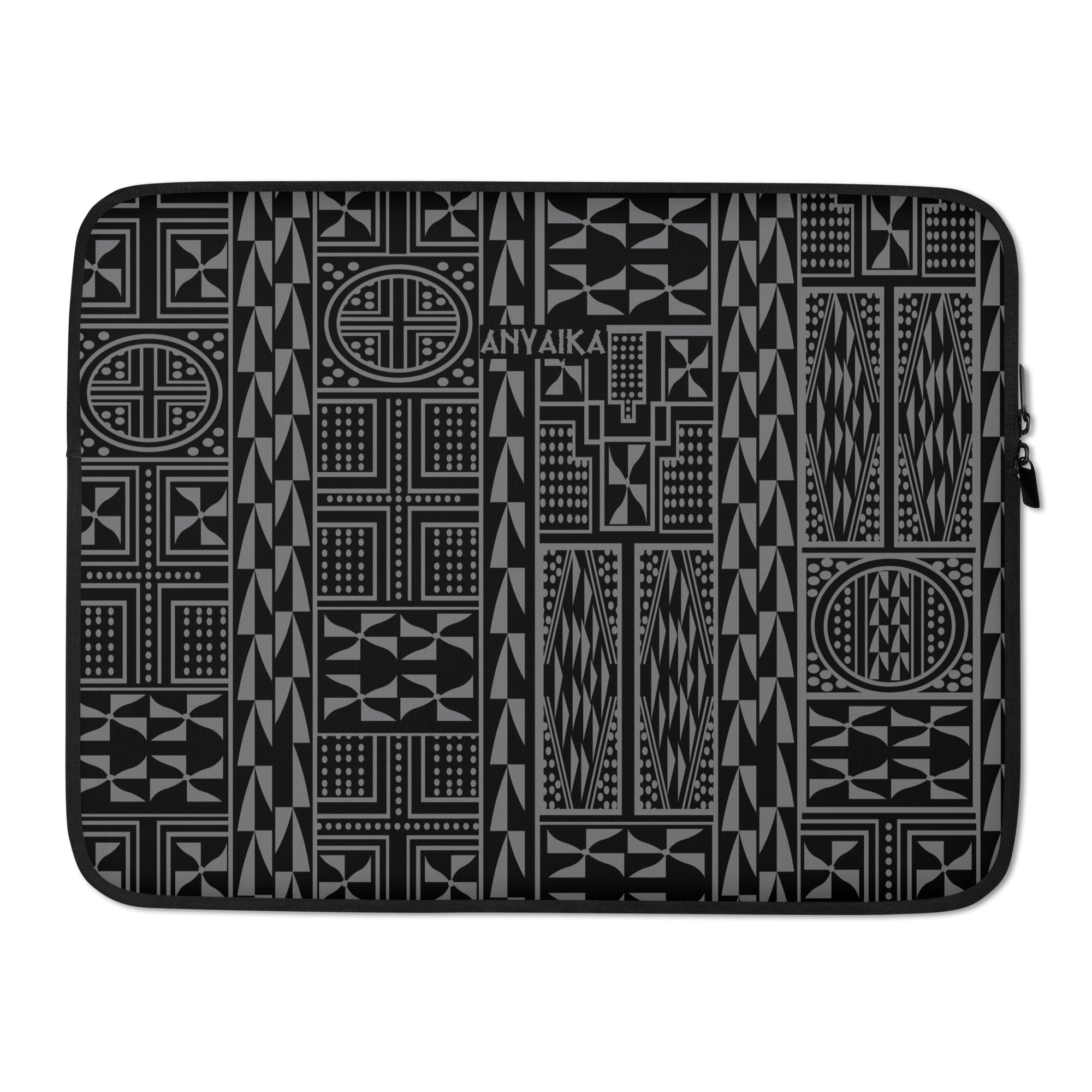 Black Mamba Gray Laptop Sleeve