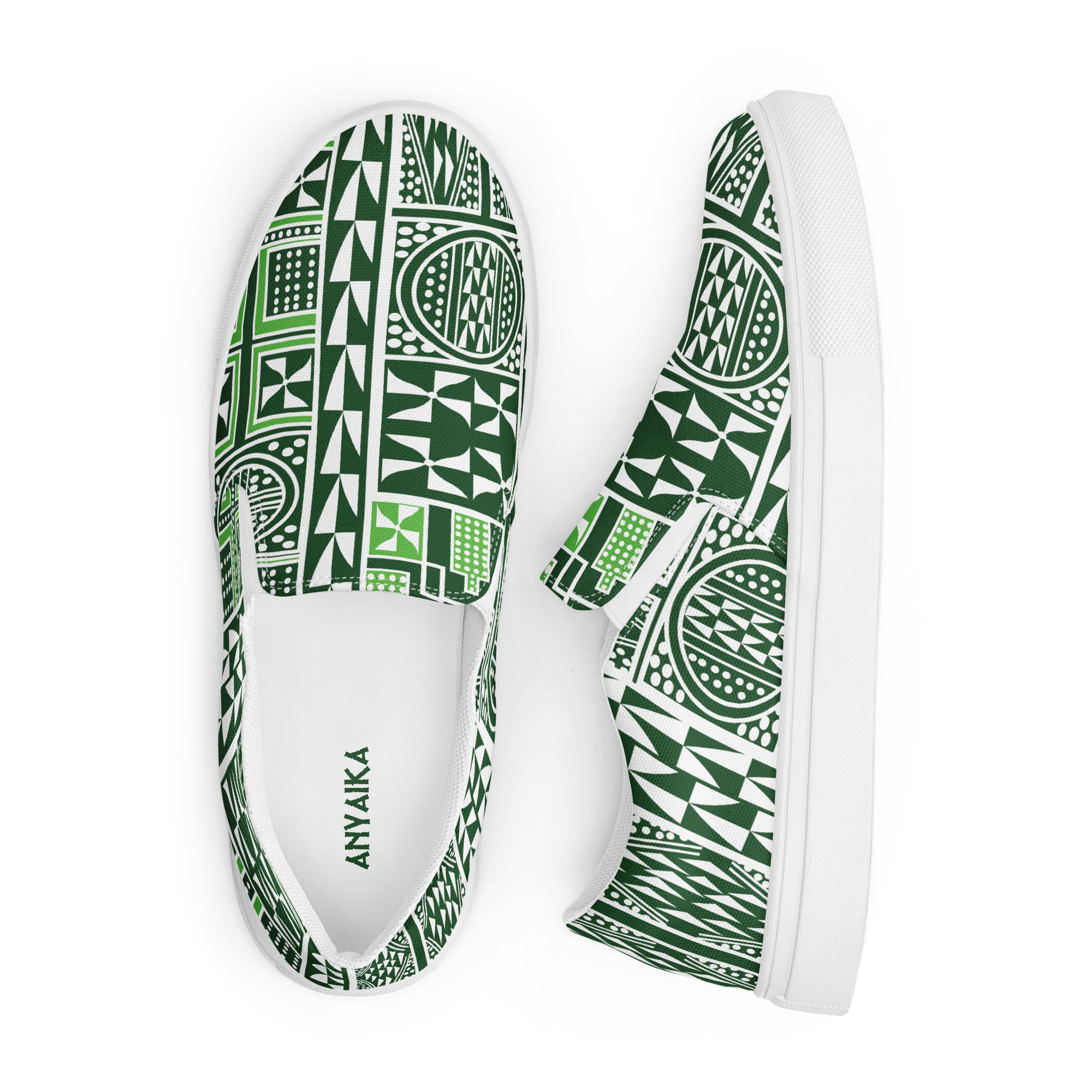 Men's Tribal Tapestry Green Mix NAWETI Sneakers