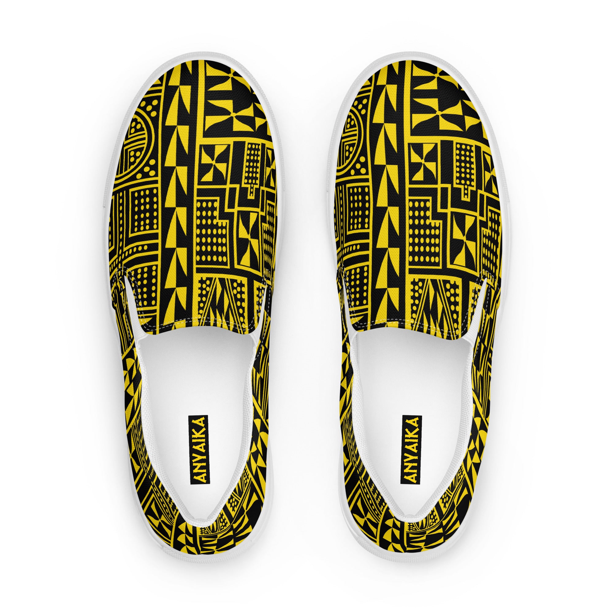 Men's Black Mamba School Bus Yellow NAWETI Sneakers