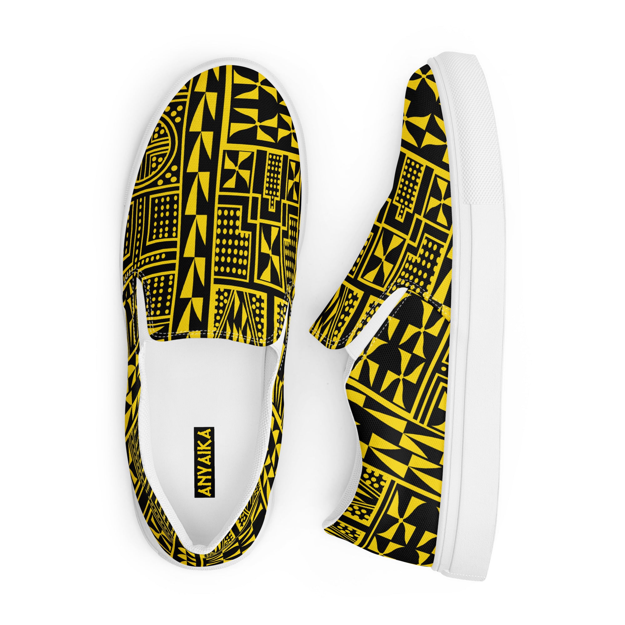 Men's Black Mamba School Bus Yellow NAWETI Sneakers