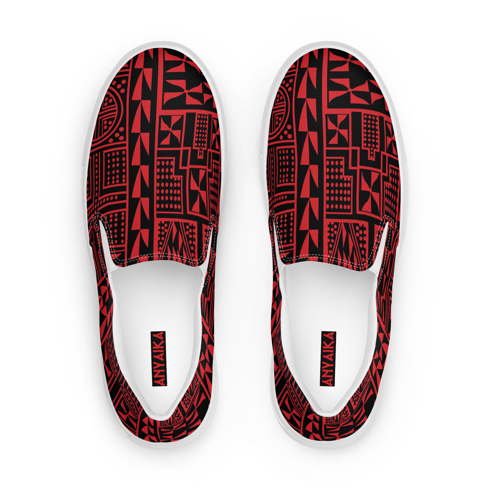 Men's Black Mamba Fashion Red NAWETI Sneakers