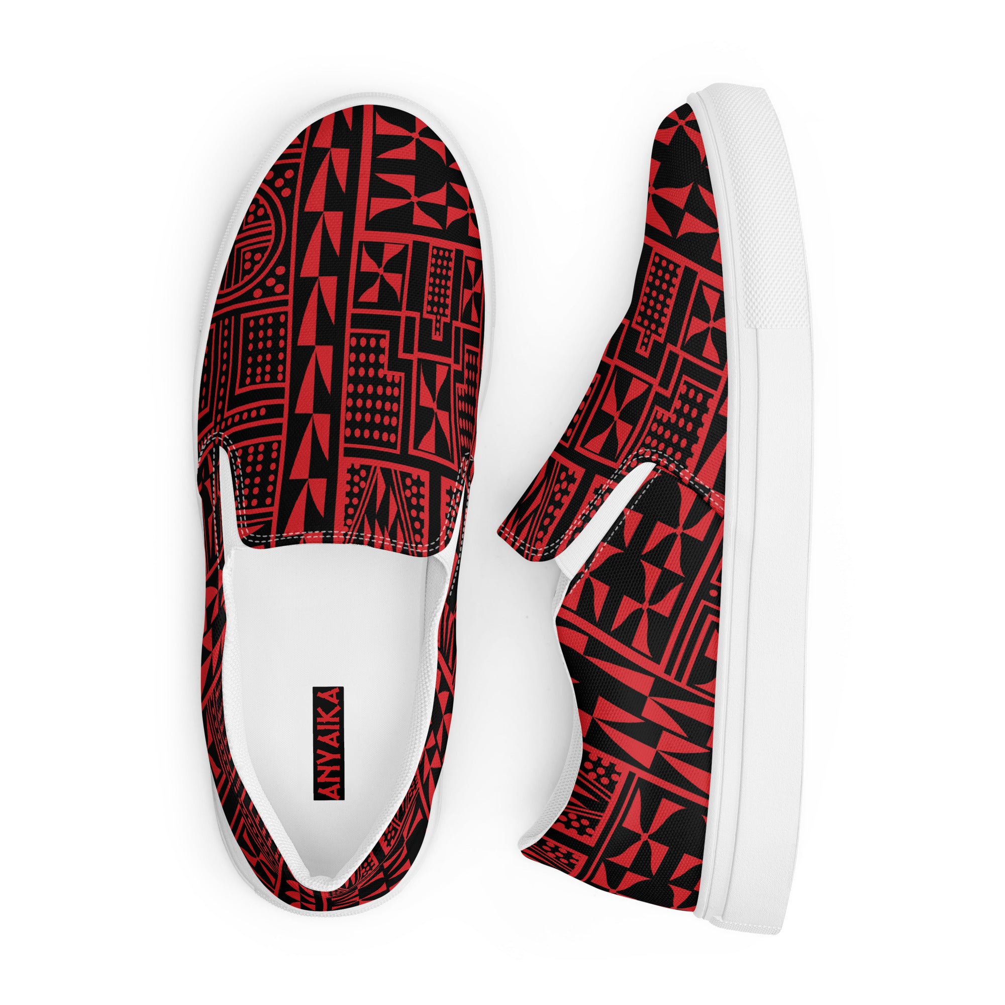 Men's Black Mamba Fashion Red NAWETI Sneakers