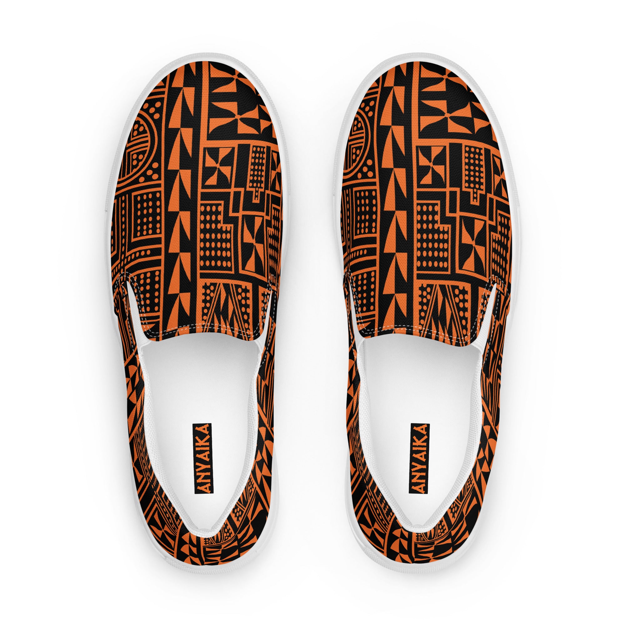 Men's Black Mamba Mango Orange NAWETI Sneakers