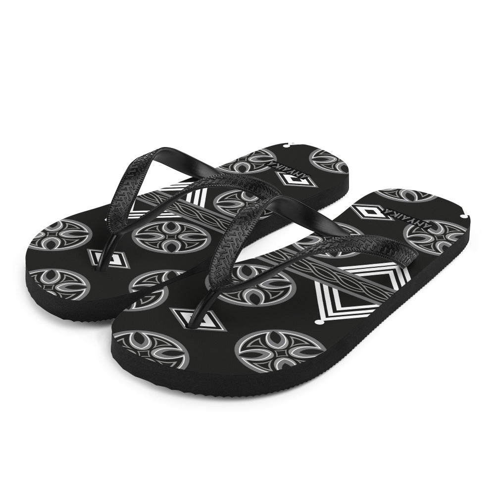 Royal Regalia Gray Flip-Flops