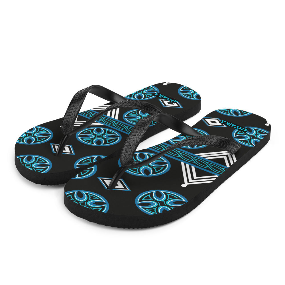 Royal Regalia Cerulean Blue Flip-Flops