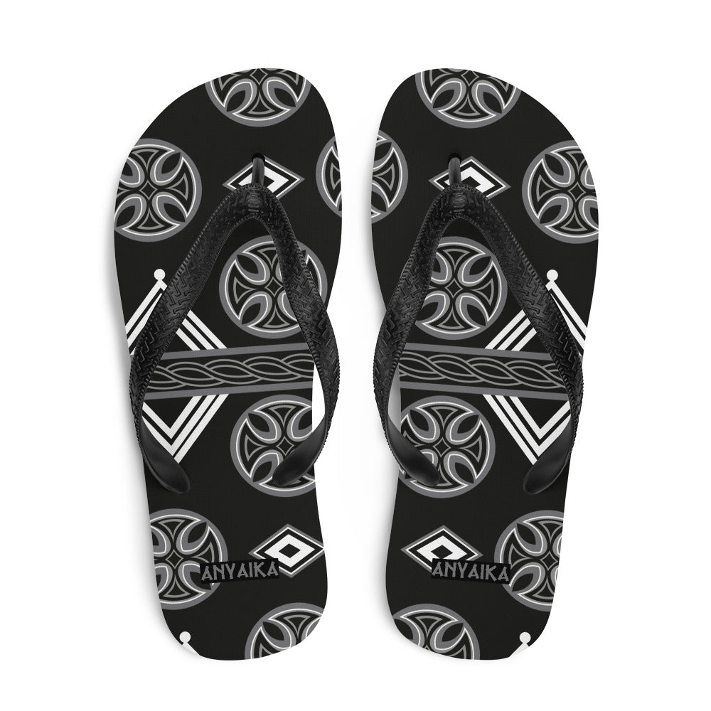 Royal Regalia Gray Flip-Flops