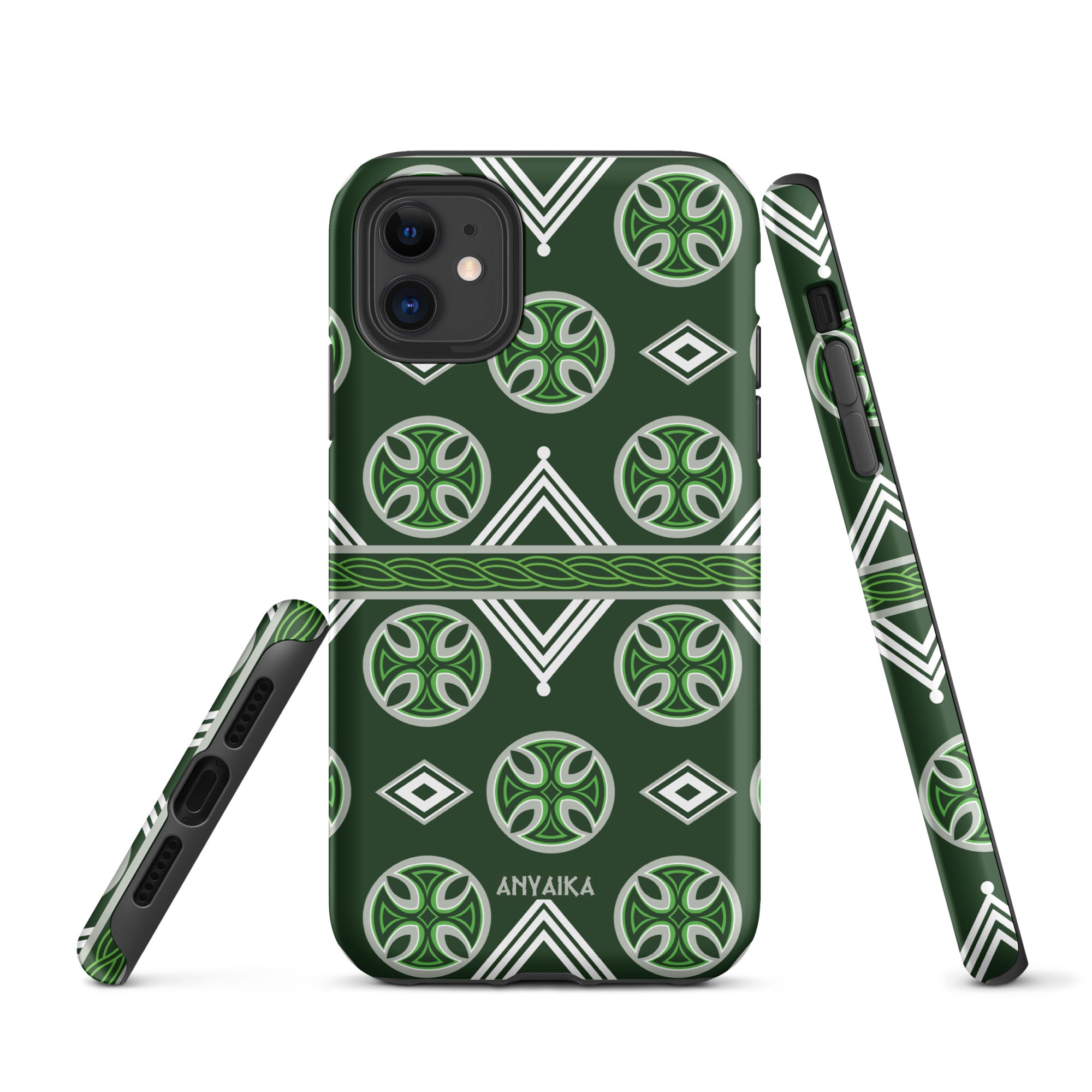 Royal Regalia Green Gray Mix Case for iPhone®