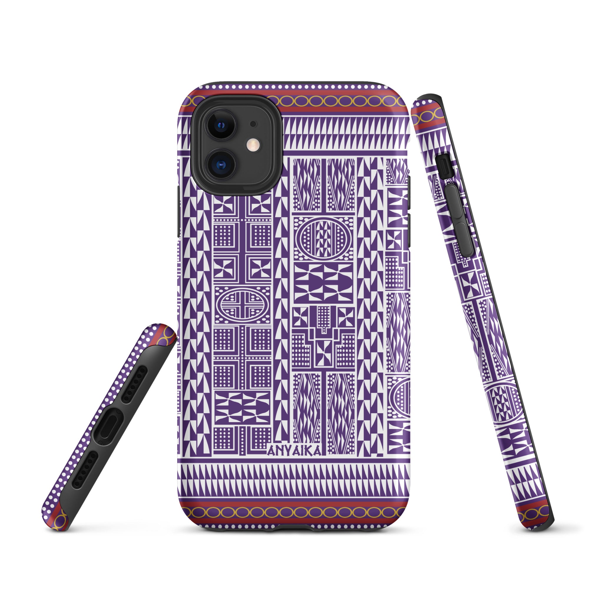 Tribal Tapestry Metallic Purple Mix Case for iPhone®