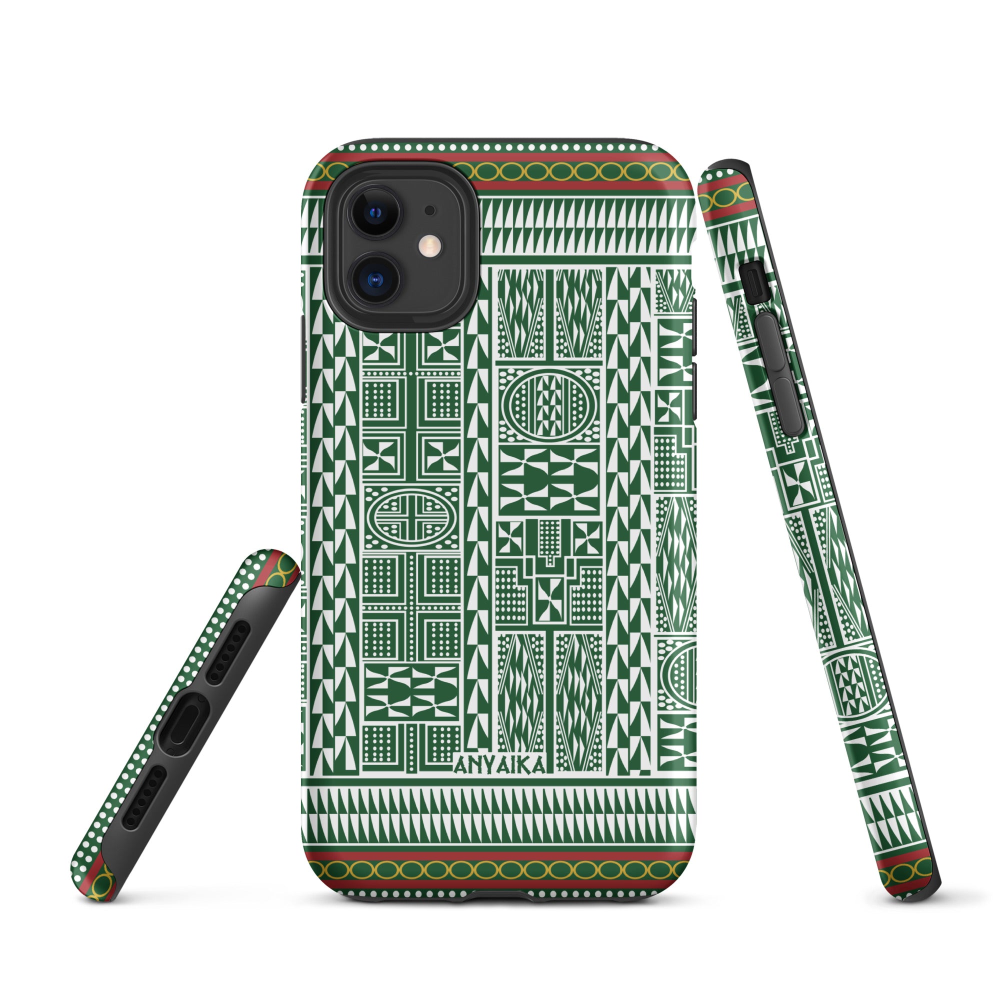 Tribal Tapestry Hunter Green Mix Case for iPhone®