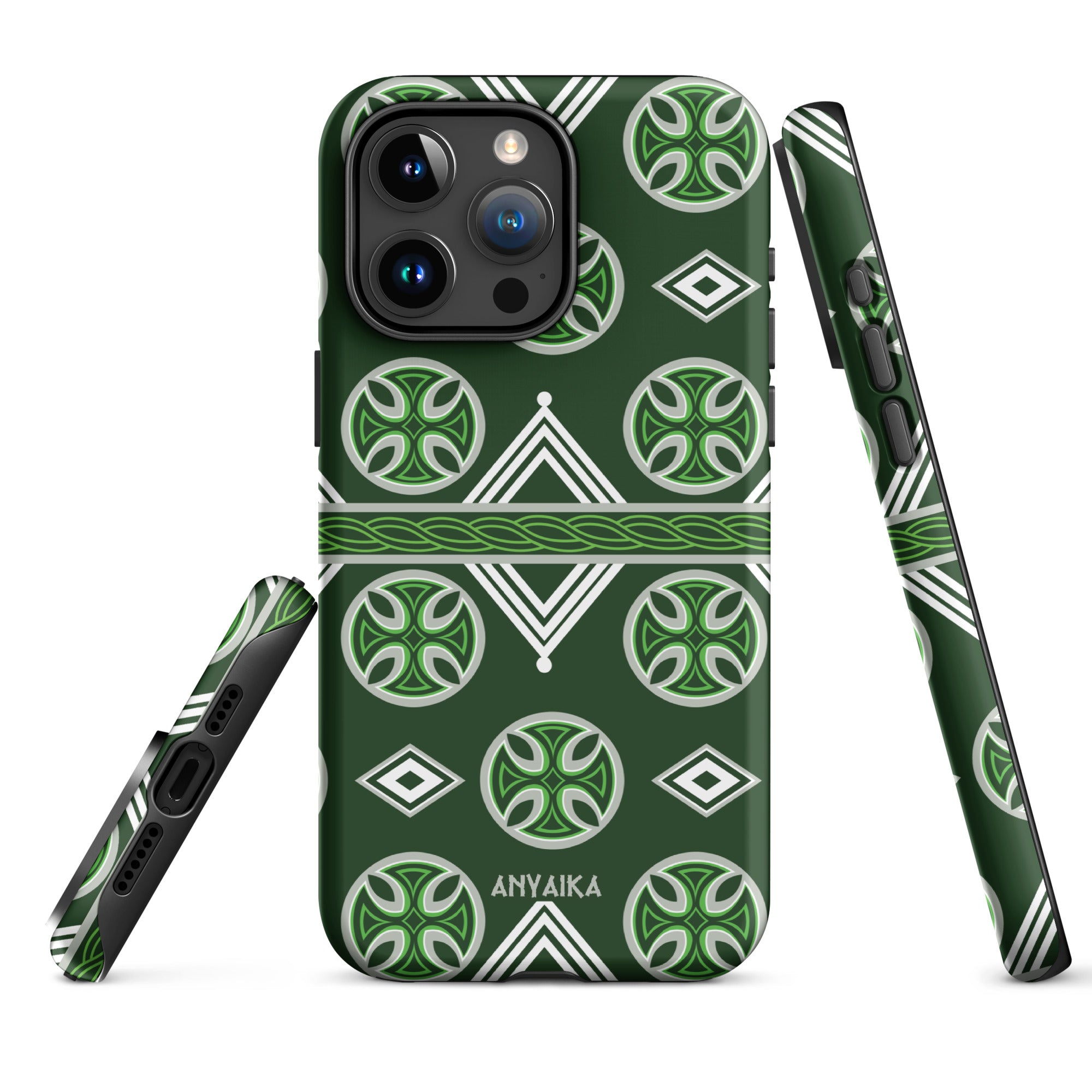 Royal Regalia Green Gray Mix Case for iPhone®