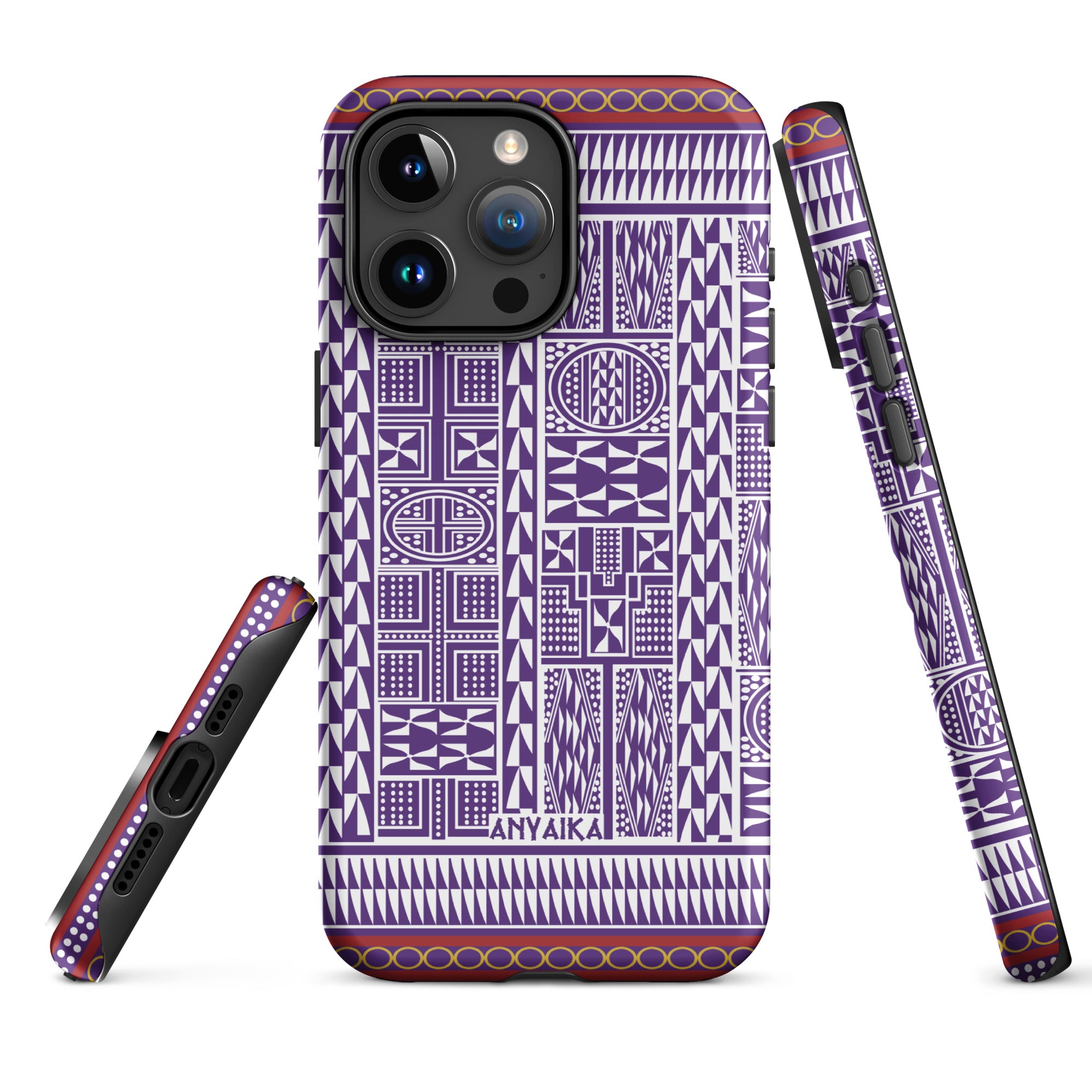 Tribal Tapestry Metallic Purple Mix Case for iPhone®