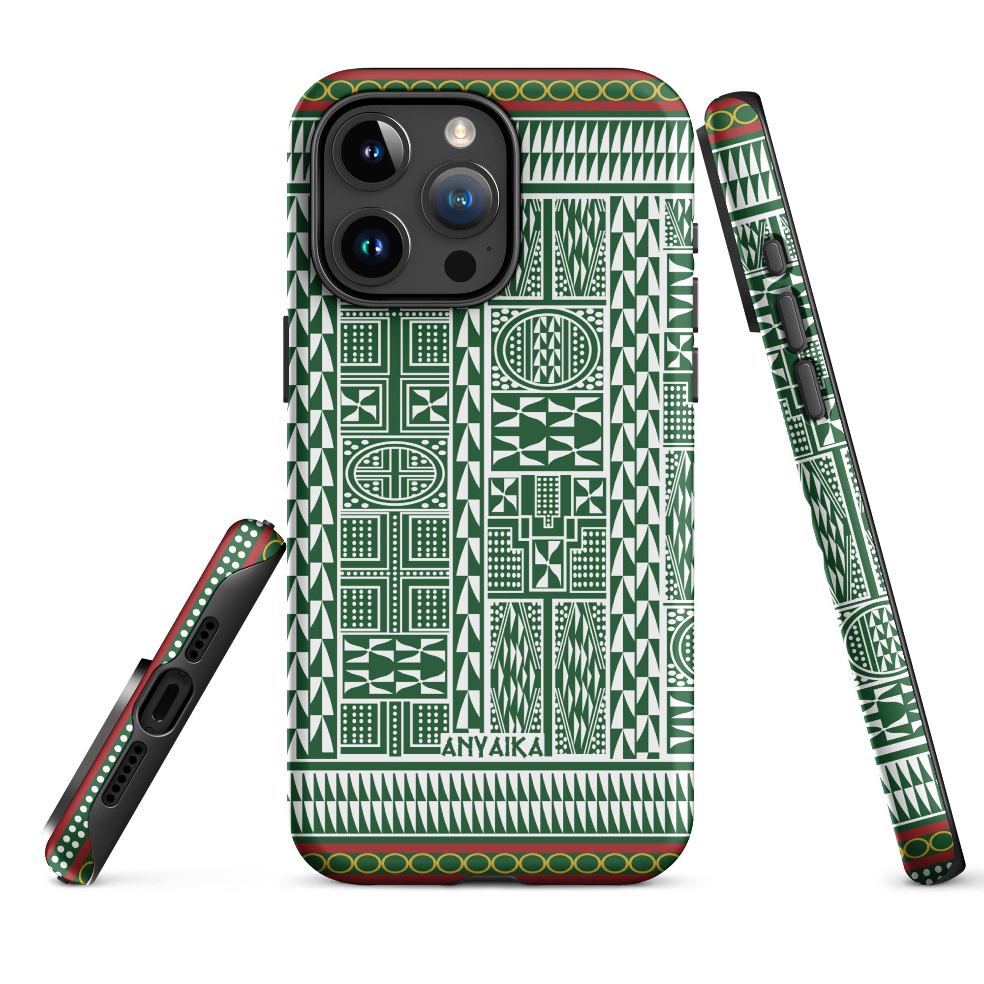 Tribal Tapestry Hunter Green Mix Case for iPhone®