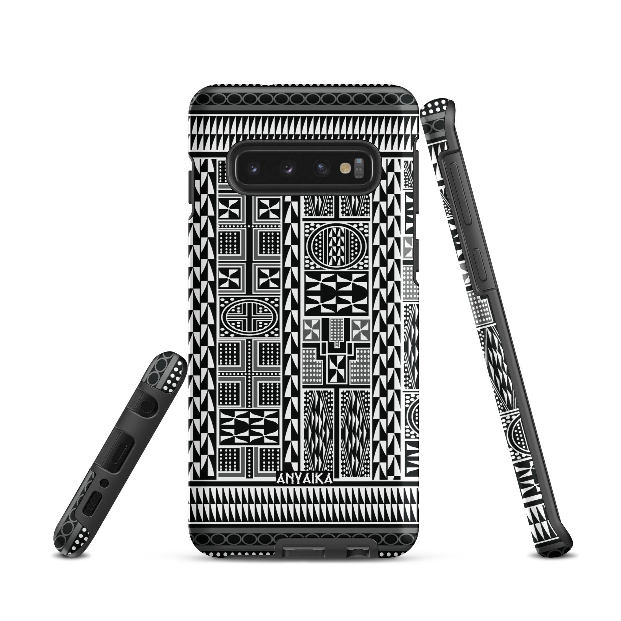 Tribal Tapestry Black Gray Mix Case for Samsung®