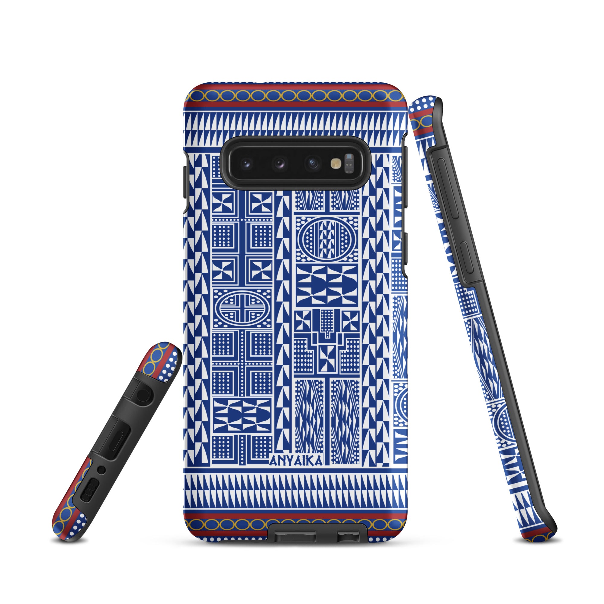 Tribal Tapestry Dark Cerulean Blue Mix Case for Samsung®